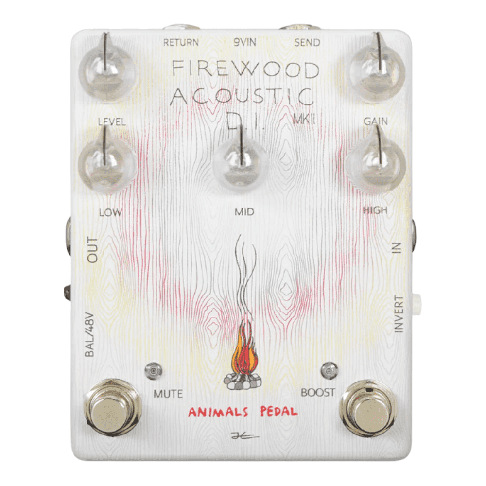 寇弟效果器 - 【官網限定造型】Animals Pedal Firewood Acoustic D.I. MKII